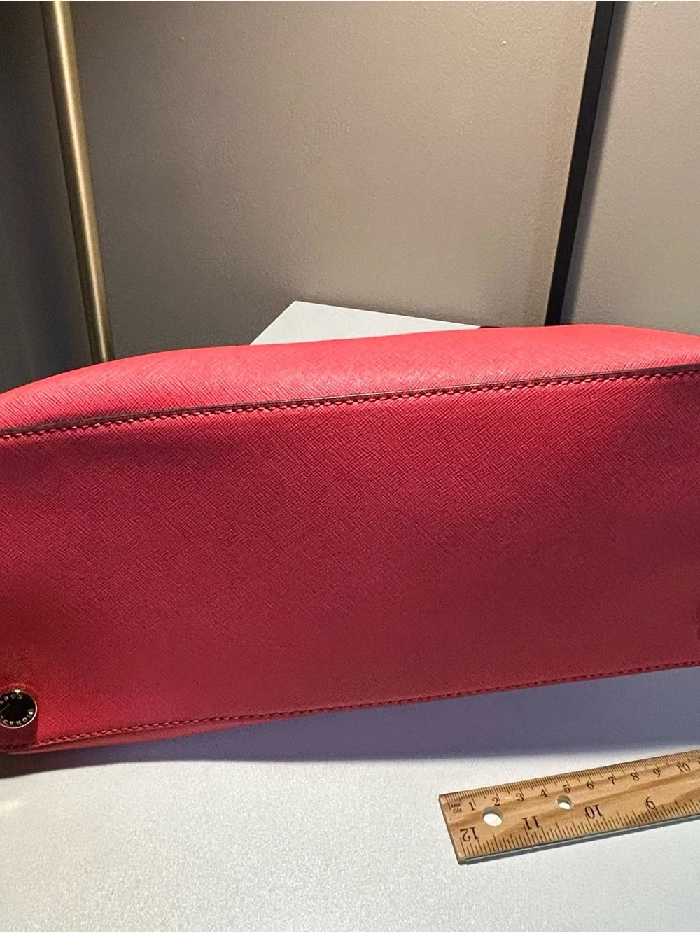 Michael Kors Cindy Coral Medium Satchel Crossbody Strap
